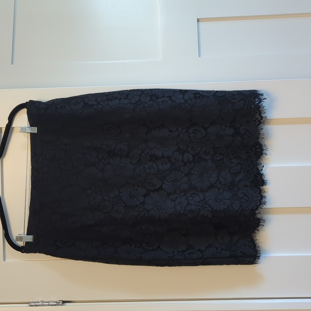 NWT Ann Taylor Lace overlay skirt